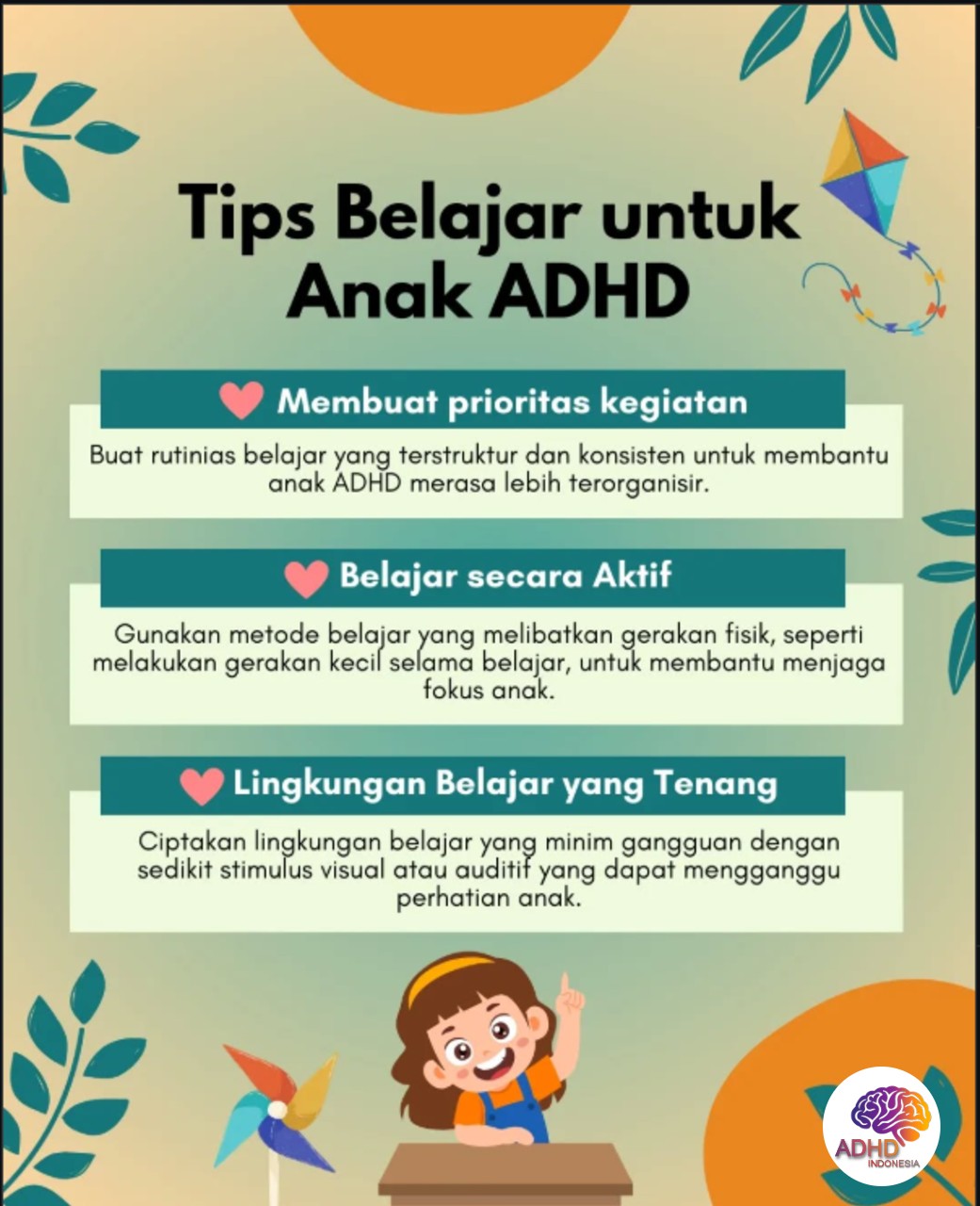 Strategi Belajar yang Cocok untuk Anak ADHD di Kabupaten Ende
